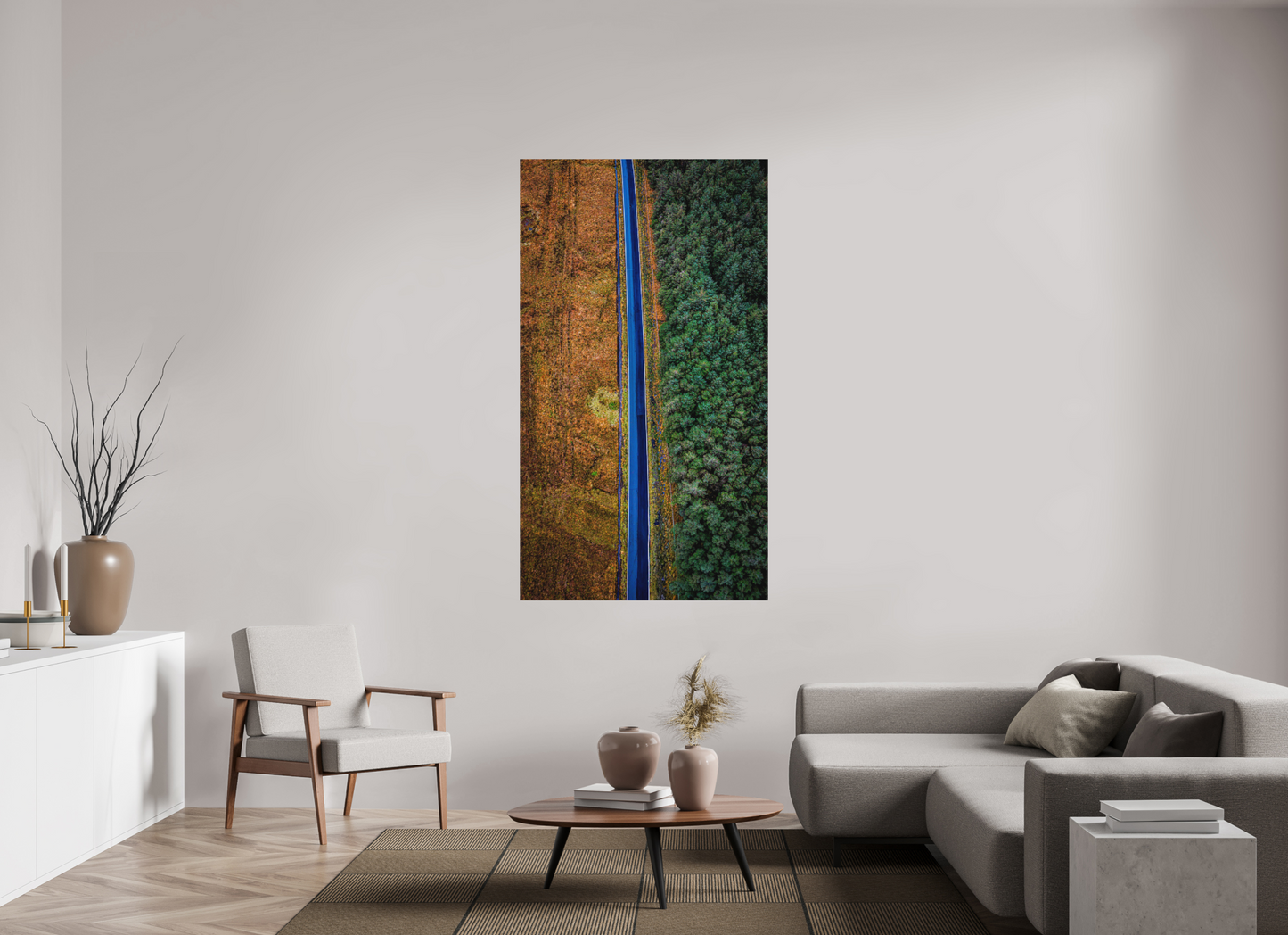 99 x 176 cm, Hahnemühle Photo Rag Bright White Die Linie durch die Highlands