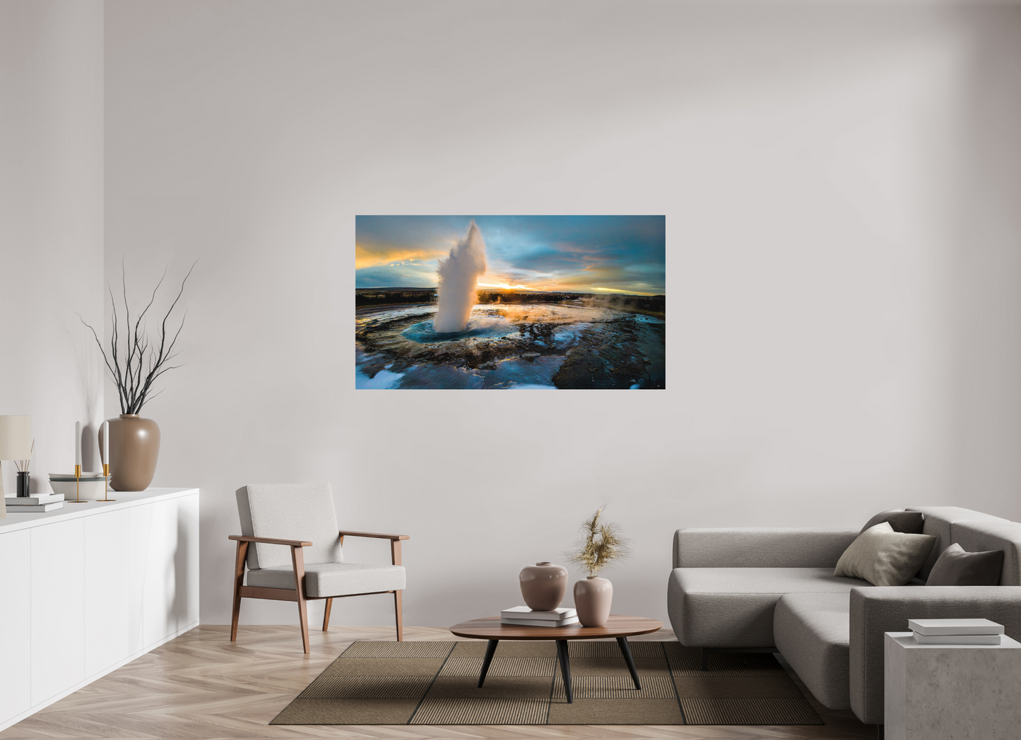 160 x 90 cm, Hahnemühle Photo Rag Bright White Aufbruch zurück – das Licht, das alles veränderte