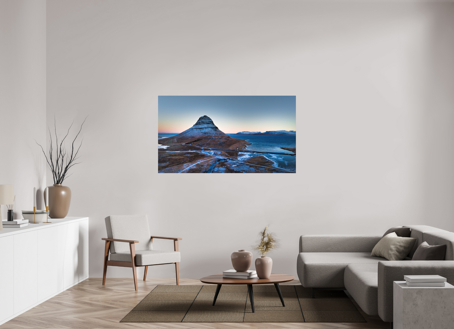 160 x 90 cm, Hahnemühle Photo Rag Bright White Kirkjufell Flight