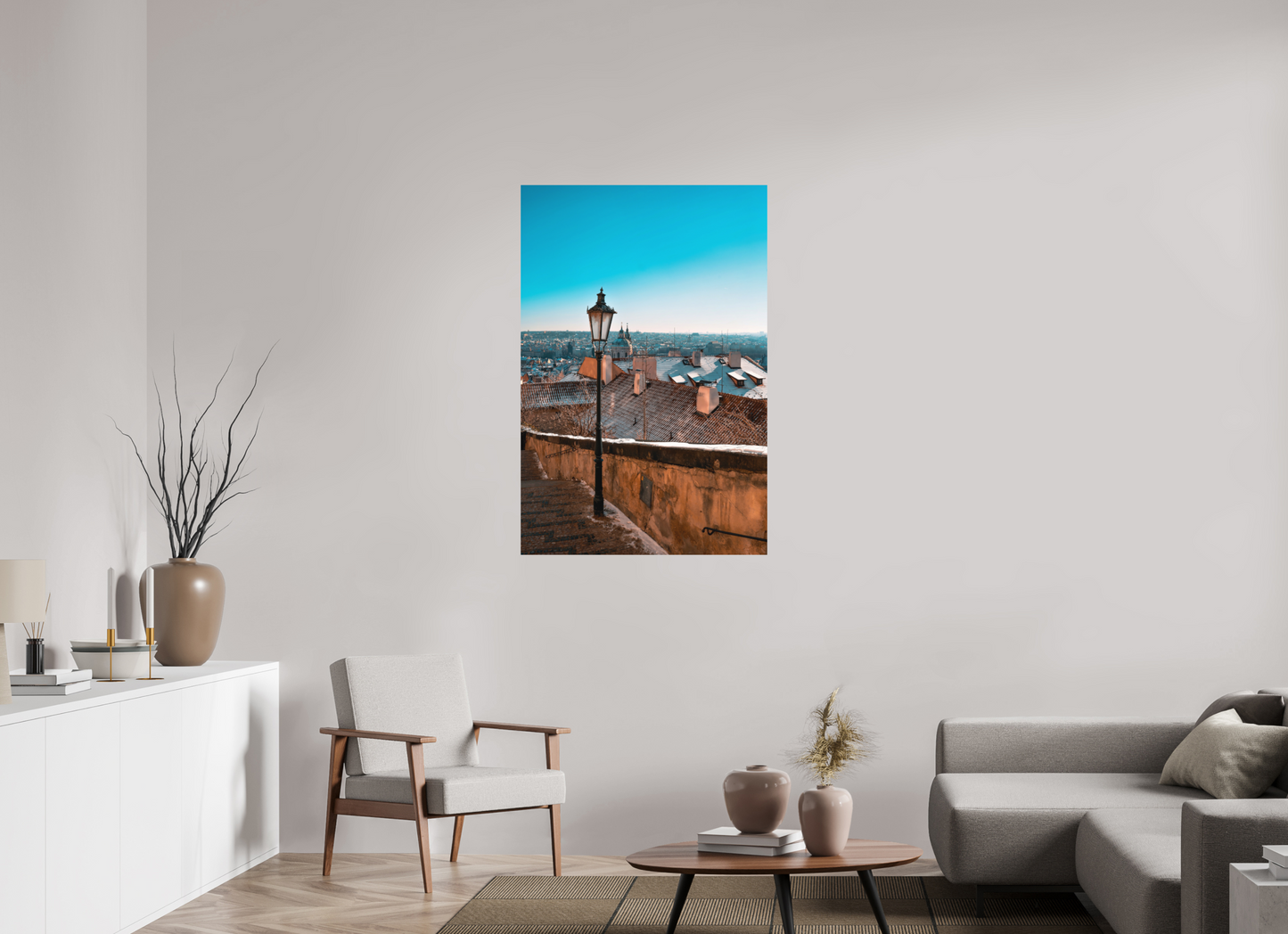 80 x 120 cm, Hahnemühle Photo Rag Bright White Prag: Winterblick