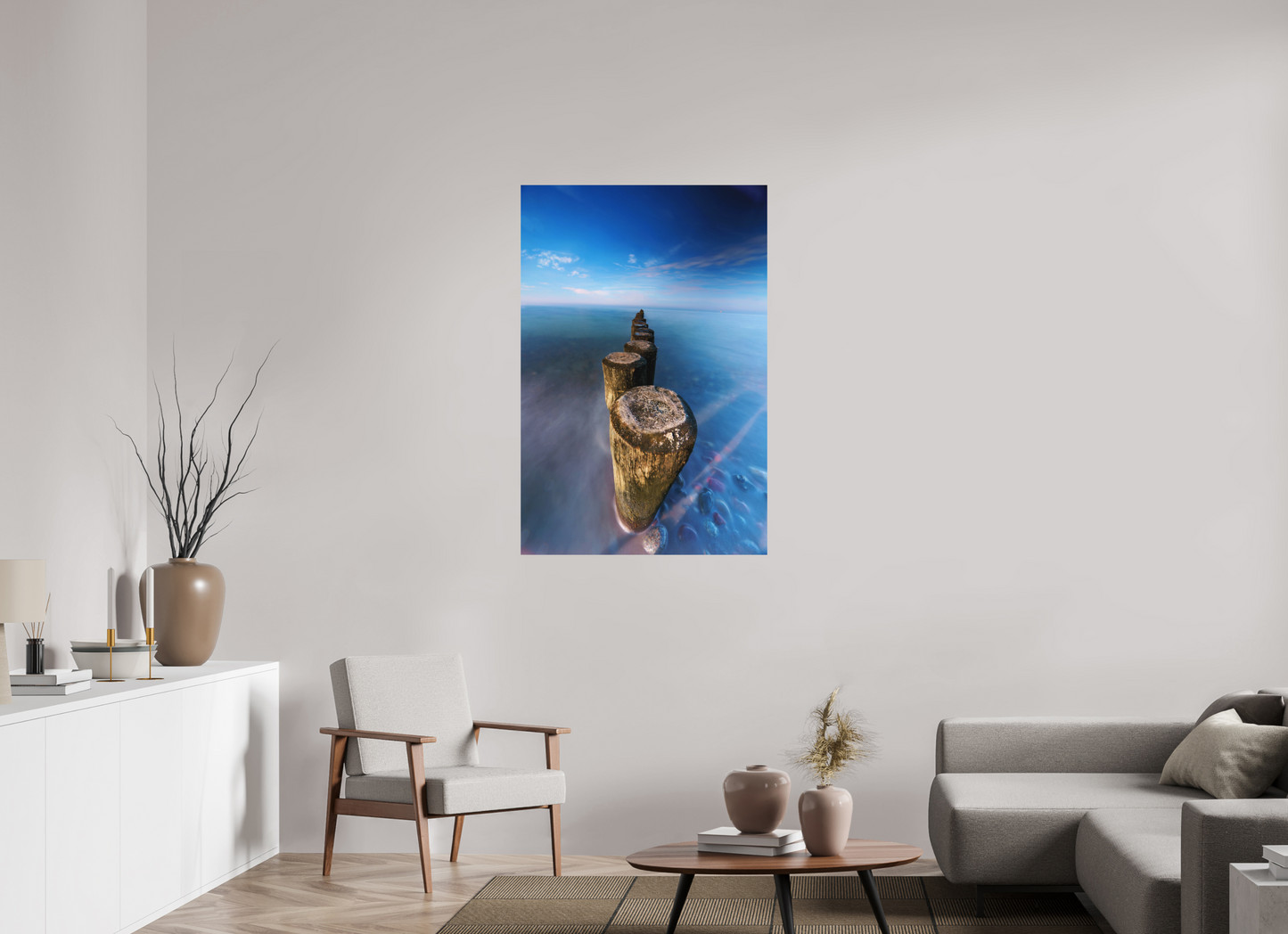 80 x 120 cm, Hahnemühle Photo Rag Bright White Ruhige See – Nienhagen