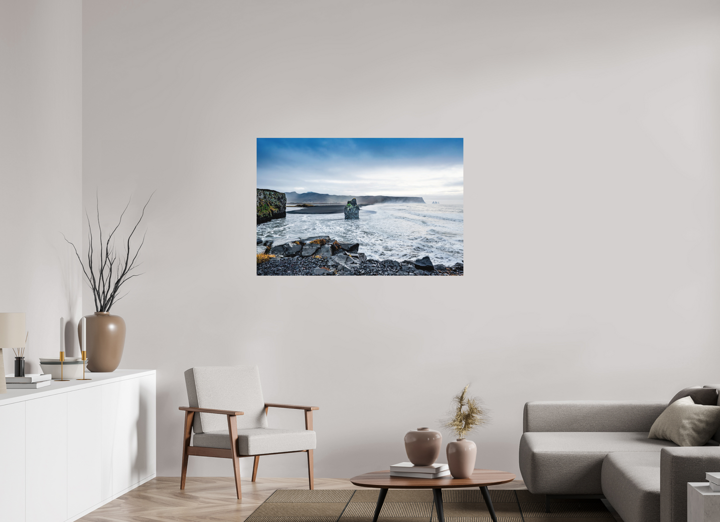 120 x 80 cm, Hahnemühle Photo Rag Bright White Felswächter von Reynisfjara