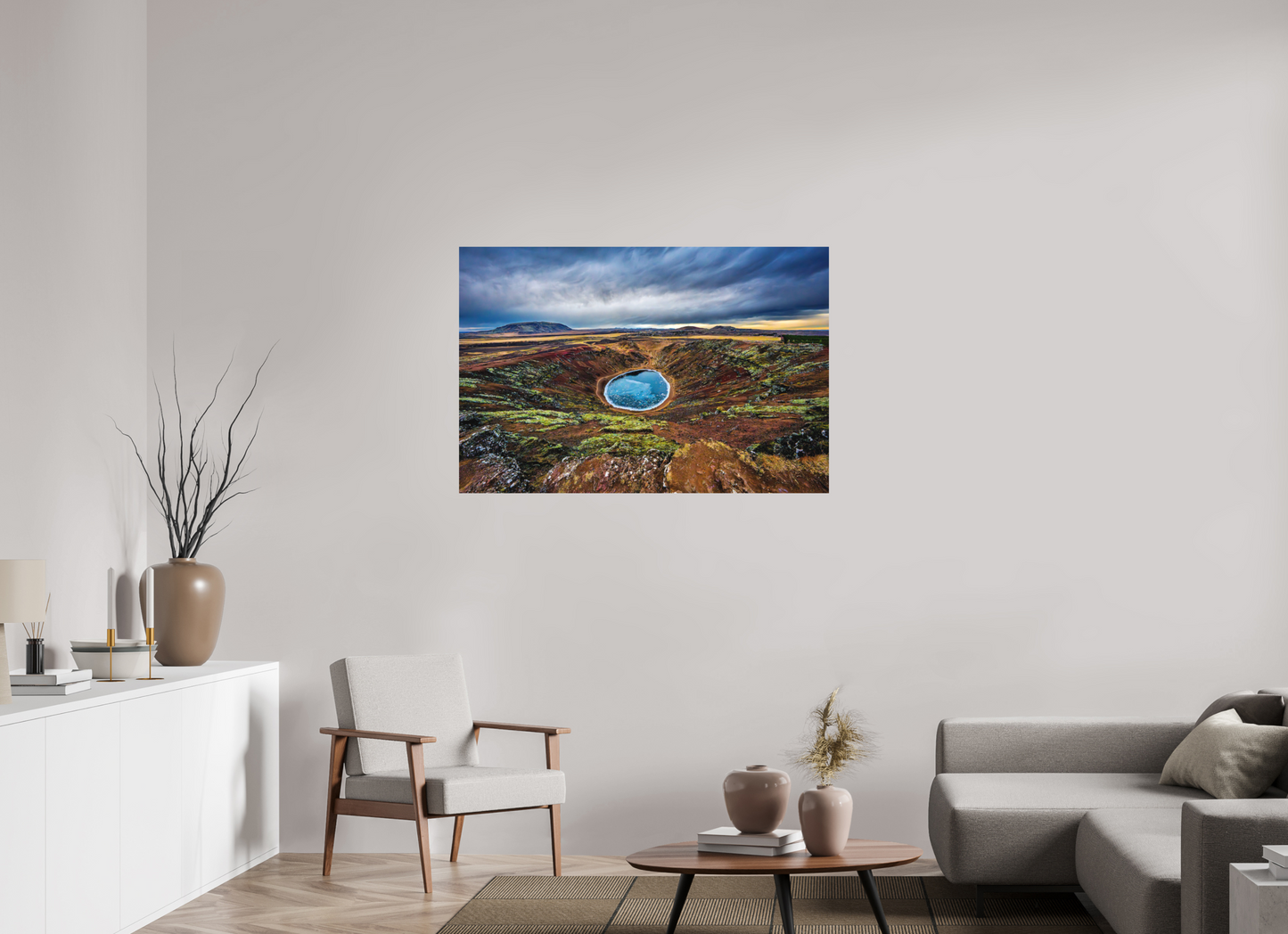 120 x 80 cm, Hahnemühle Photo Rag Bright White Kerið