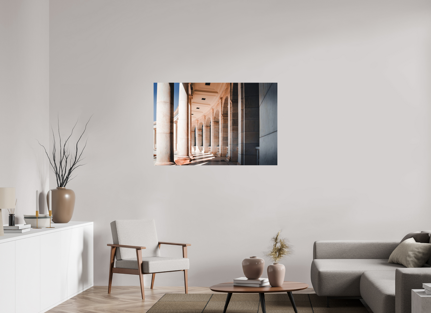 120 x 80 cm, Hahnemühle Photo Rag Bright White Arlington Memorial Architecture