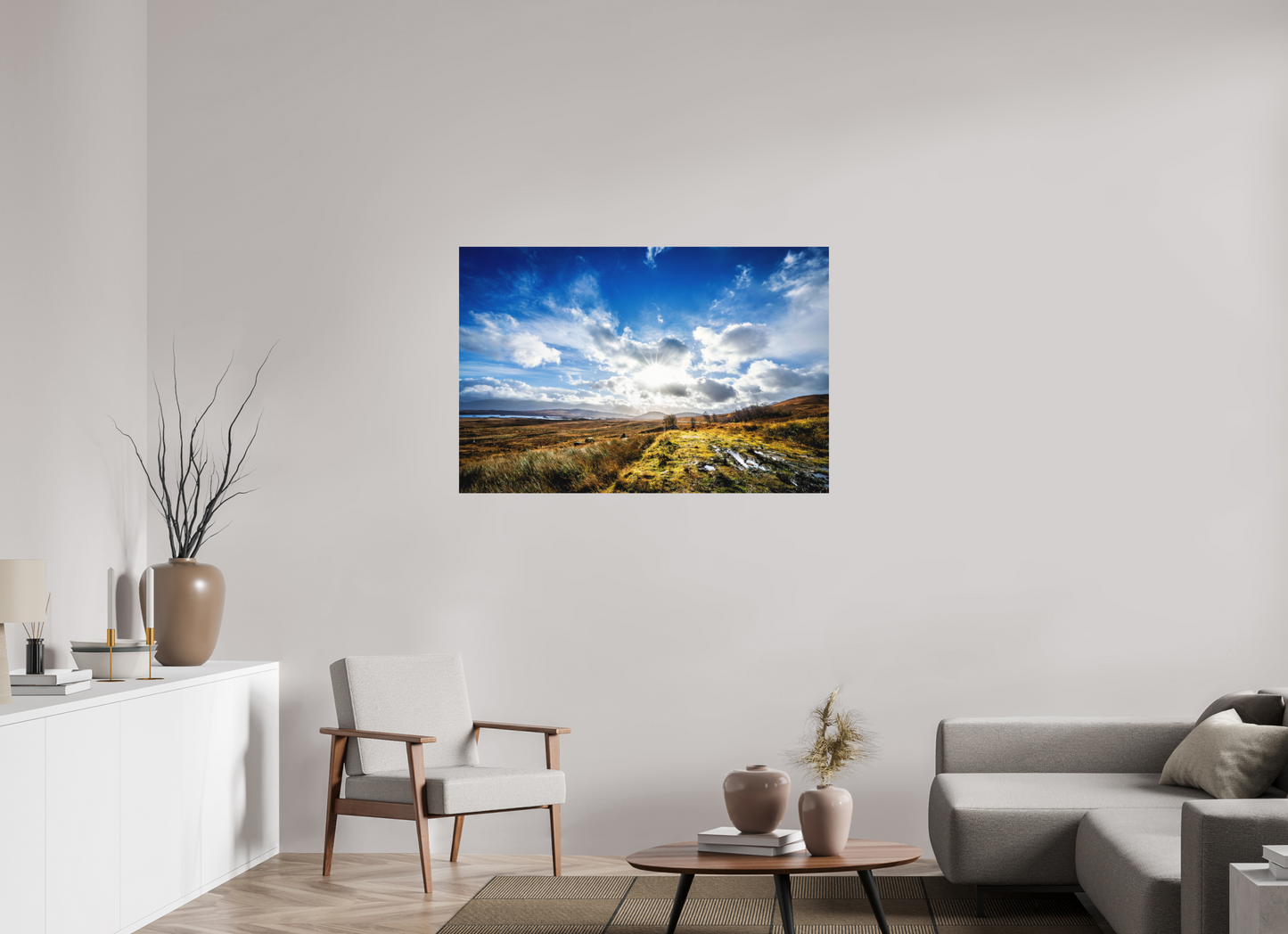 120 x 80 cm, Hahnemühle Photo Rag Bright White Highland Lightburst