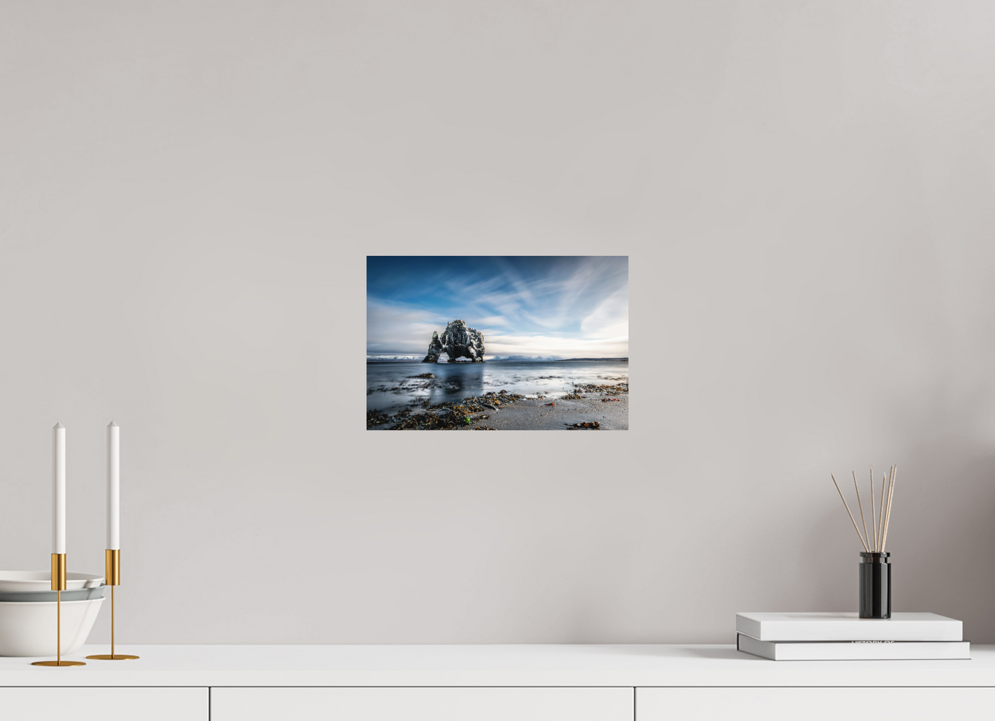 30 x 20 cm, Hahnemühle Photo Rag Bright White Hvítserkur – Der Steinriese am Meer