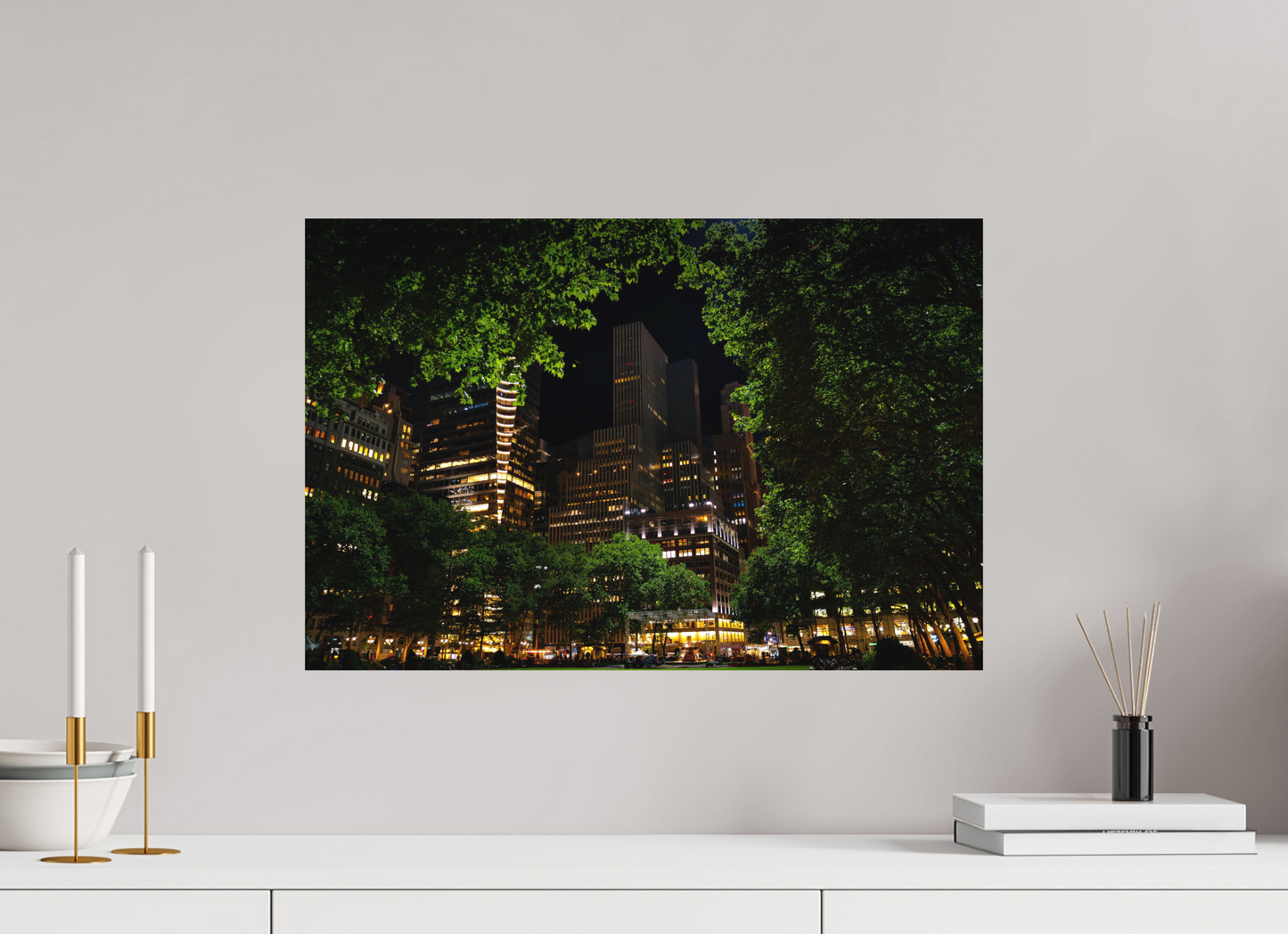 60 x 40 cm, Hahnemühle Photo Rag Bright White Bryant Park Nights