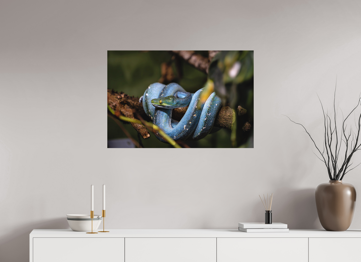 90 x 60 cm, Hahnemühle Photo Rag Bright White Smaragdruhe im Geäst