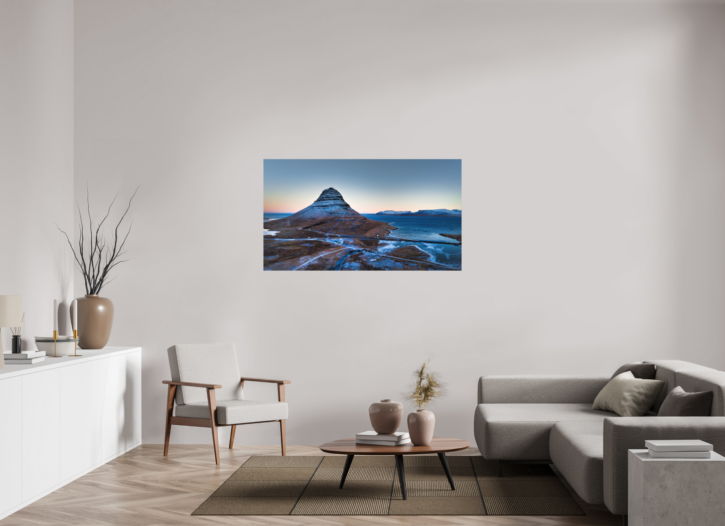 144 x 81 cm, Hahnemühle Photo Rag Bright White Kirkjufell Flight