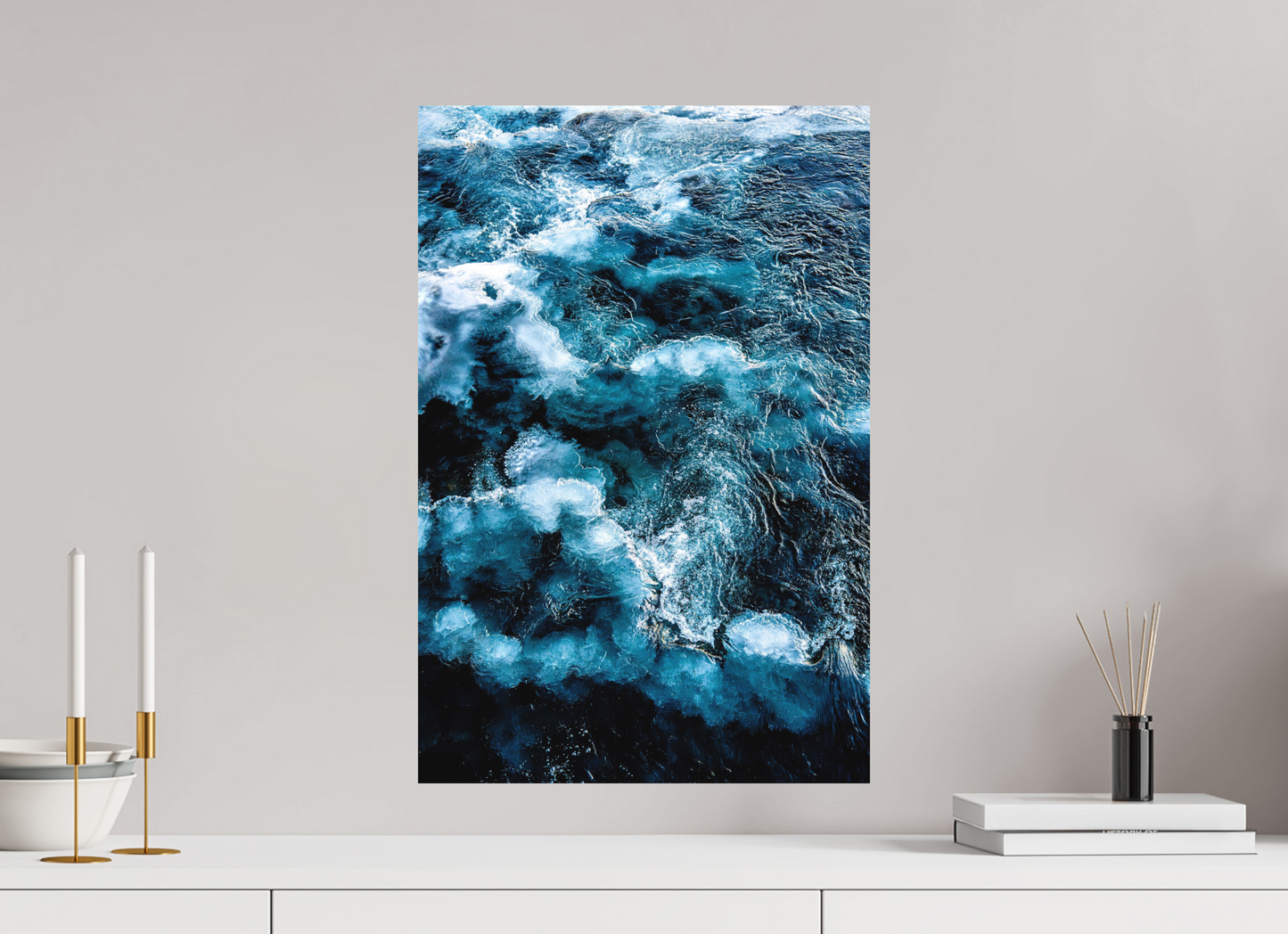 40 x 60 cm, Hahnemühle Photo Rag Bright White Tanz der kalten Strömung