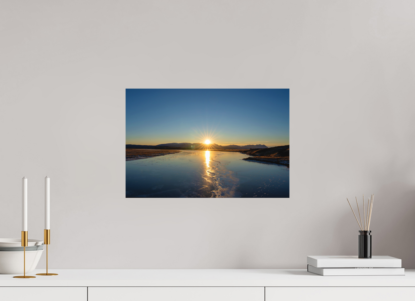 45 x 30 cm, Hahnemühle Photo Rag Bright White Wintersonne