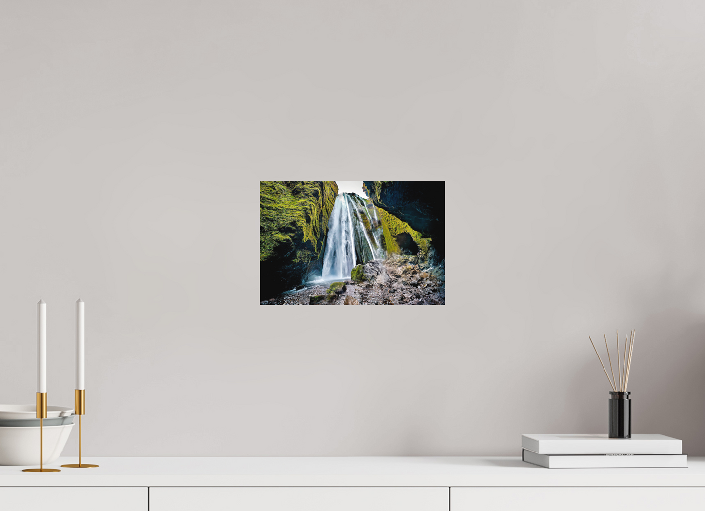 30 x 20 cm, Hahnemühle Photo Rag Bright White Gljúfrabúi – Versteckter Wasserfall