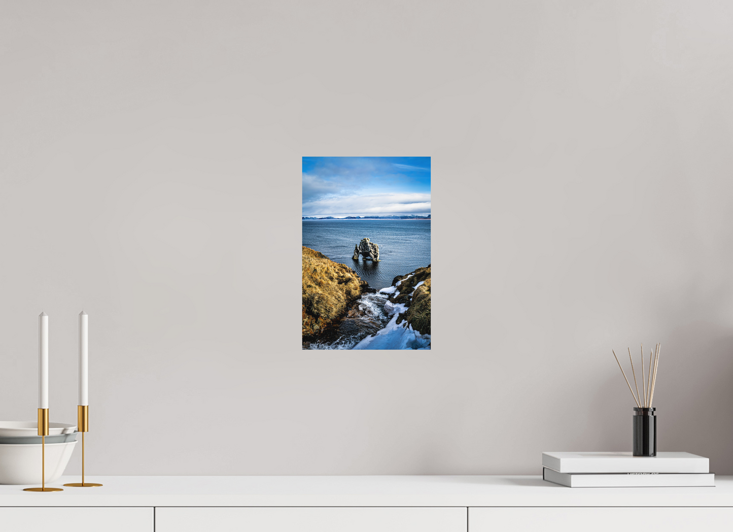 20 x 30 cm, Hahnemühle Photo Rag Bright White Hvítserkur – Blick von oben