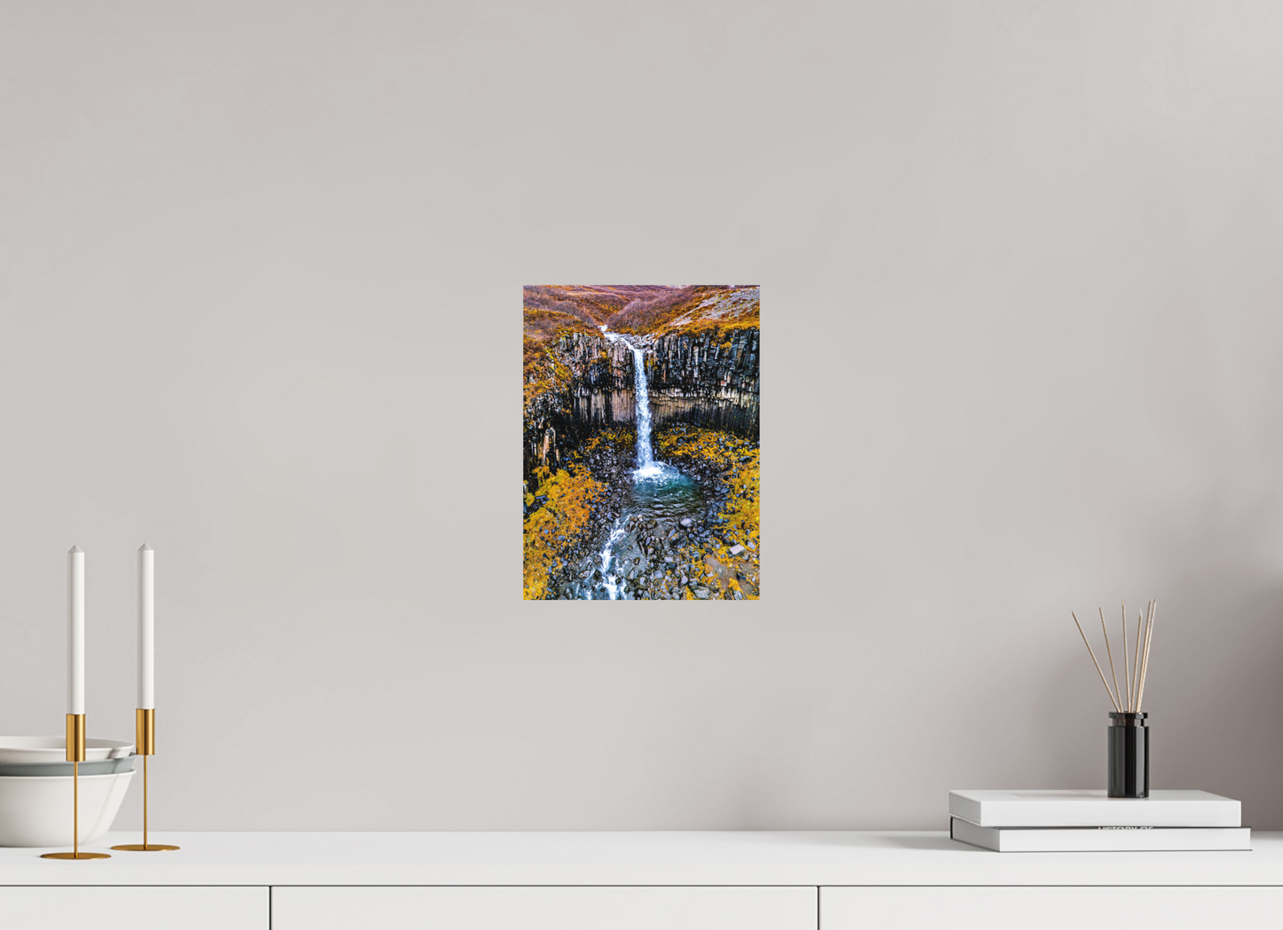 21 x 28 cm, Hahnemühle Photo Rag Bright White Svartifoss – Basaltkathedrale