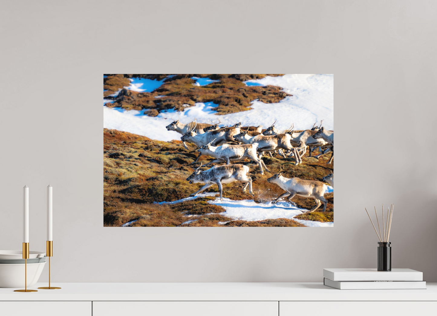 60 x 40 cm, Hahnemühle Photo Rag Bright White Bewegung – Island