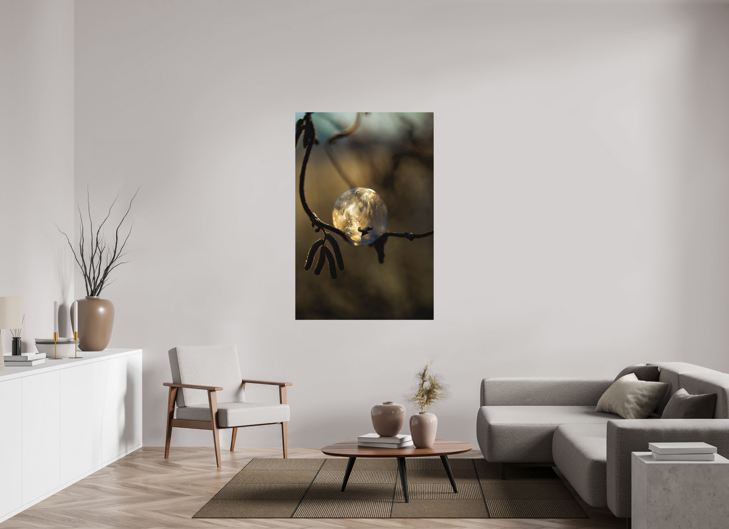 100 x 150 cm, Hahnemühle Photo Rag Bright White Frozen Gold