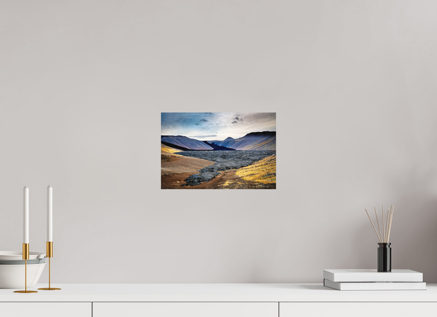 30 x 20 cm, Hahnemühle Photo Rag Bright White Lavastrom im Tal
