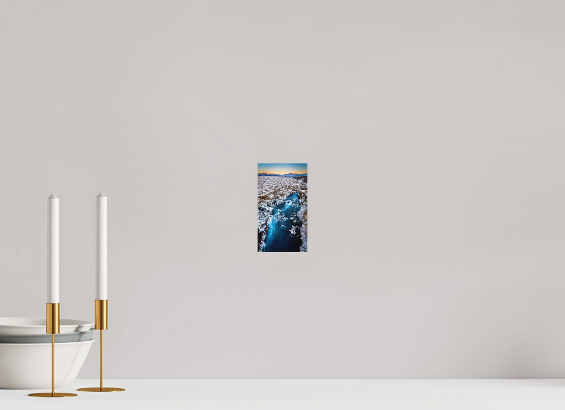 9 x 16 cm, Hahnemühle Photo Rag Bright White Blaue Ader