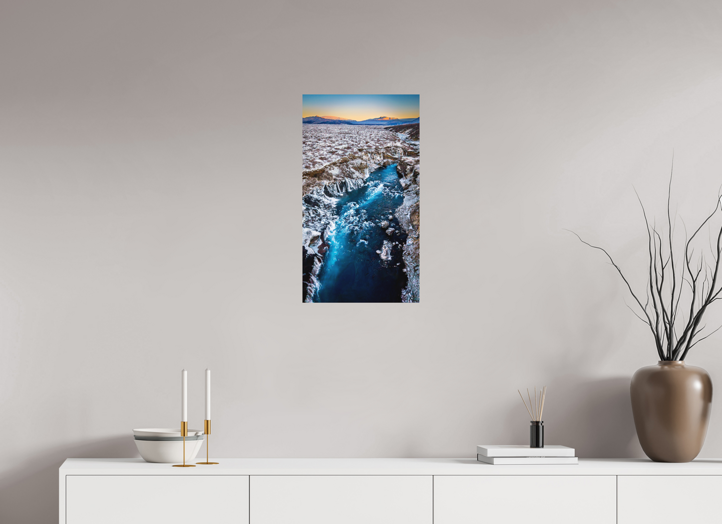 36 x 64 cm, Hahnemühle Photo Rag Bright White Blaue Ader