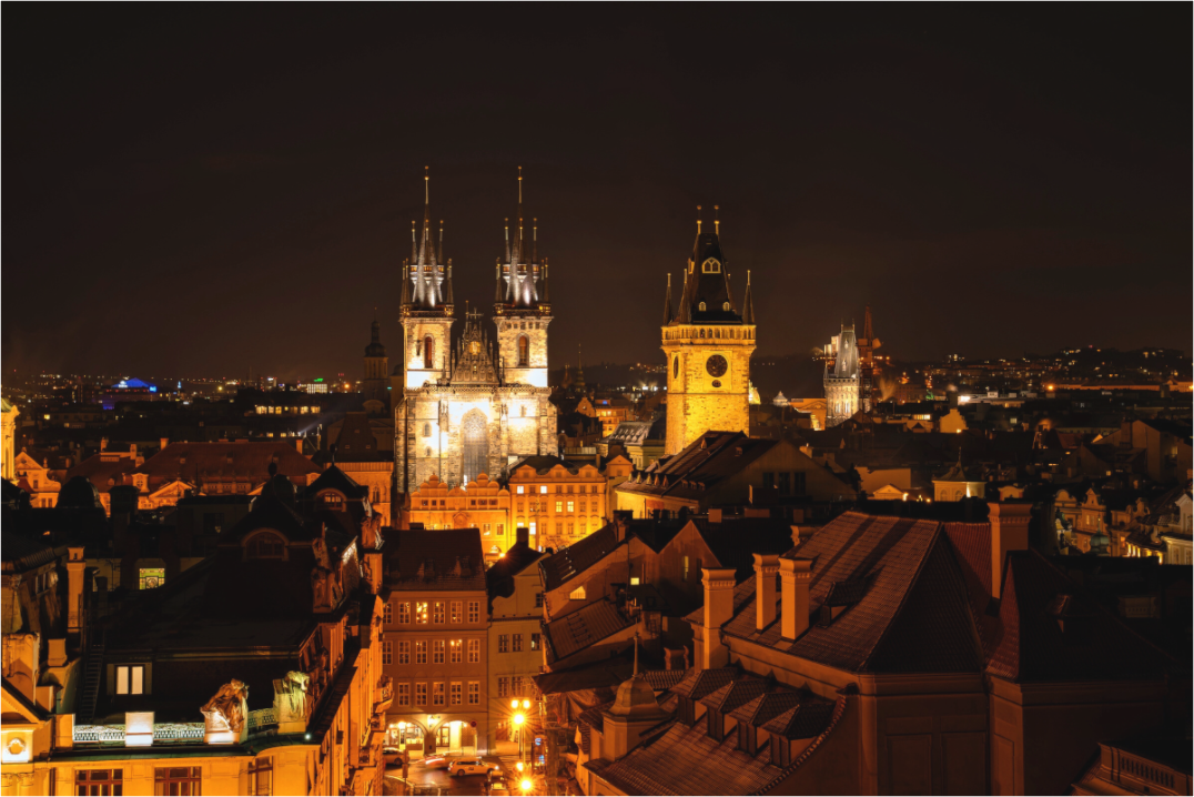 Main image Prager Altstadt bei Nacht