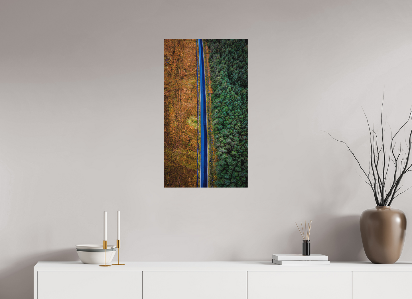45 x 80 cm, Hahnemühle Photo Rag Bright White Die Linie durch die Highlands
