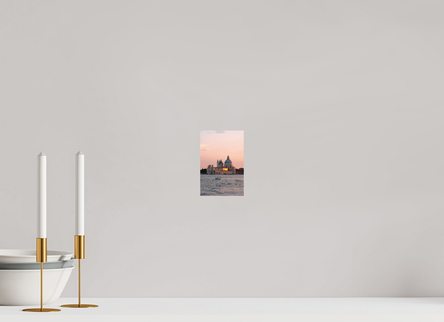 10 x 15 cm, Hahnemühle Photo Rag Bright White Santa Maria della Salute bei Sonnenuntergang