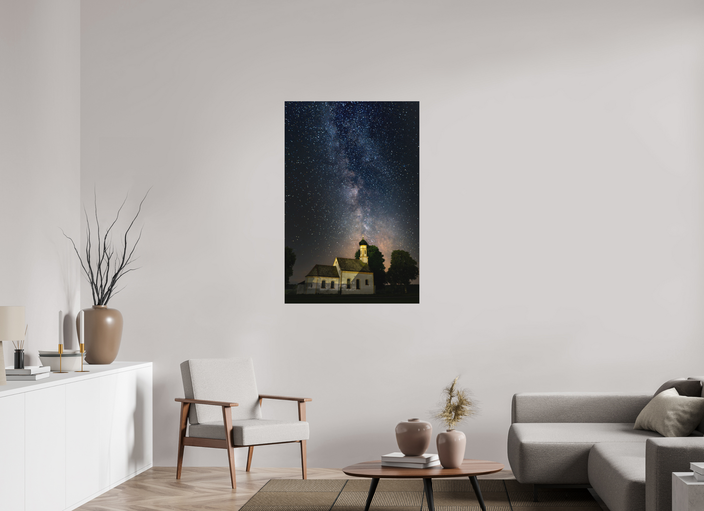 80 x 120 cm, Hahnemühle Photo Rag Bright White Himmelslicht über Reistings