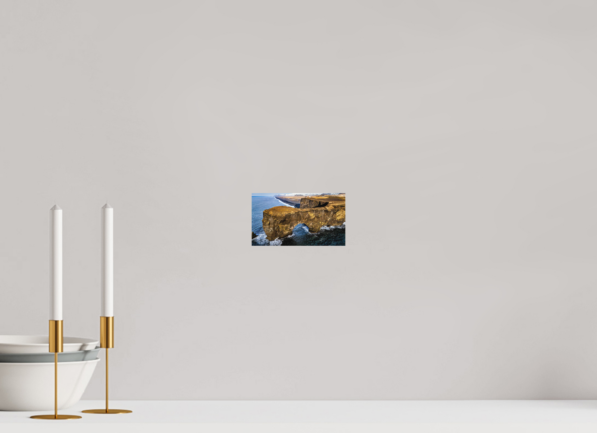 16 x 9 cm, Hahnemühle Photo Rag Bright White Dyrhólaey – Das Tor zum Atlantik