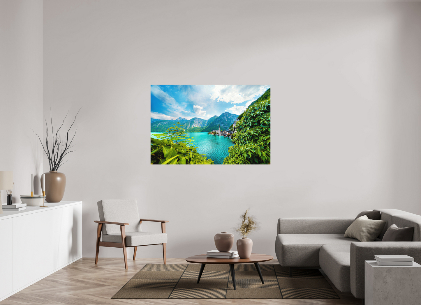 150 x 100 cm, Hahnemühle Photo Rag Bright White Hallstatt