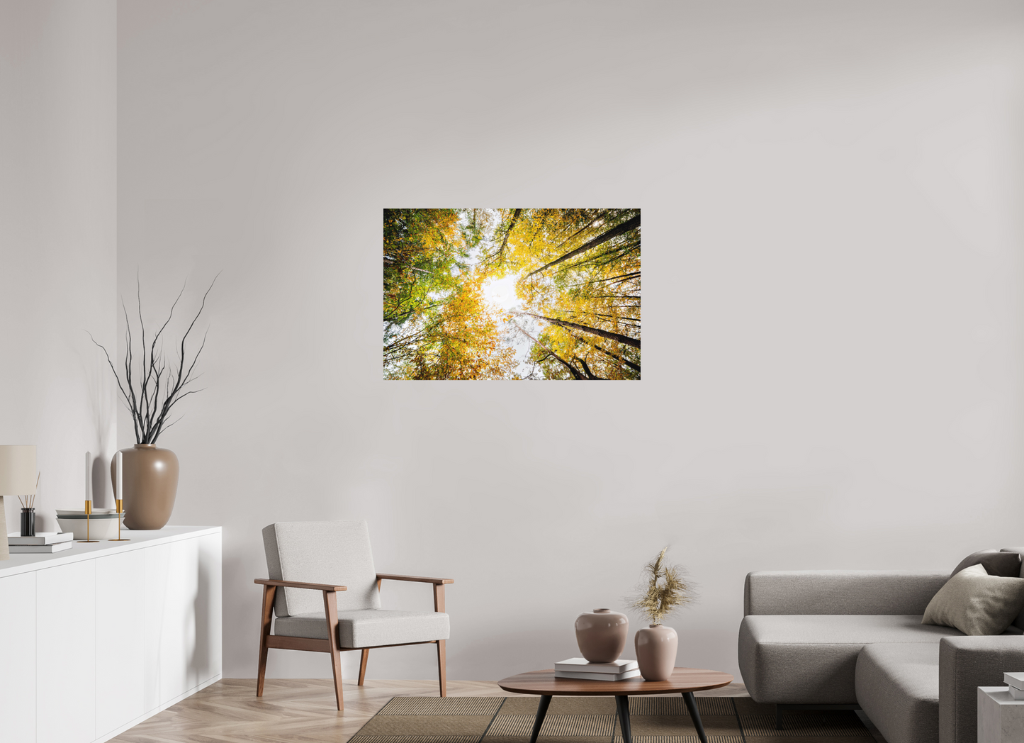 105 x 70 cm, Hahnemühle Photo Rag Bright White Herbstlicht über Nürnberg