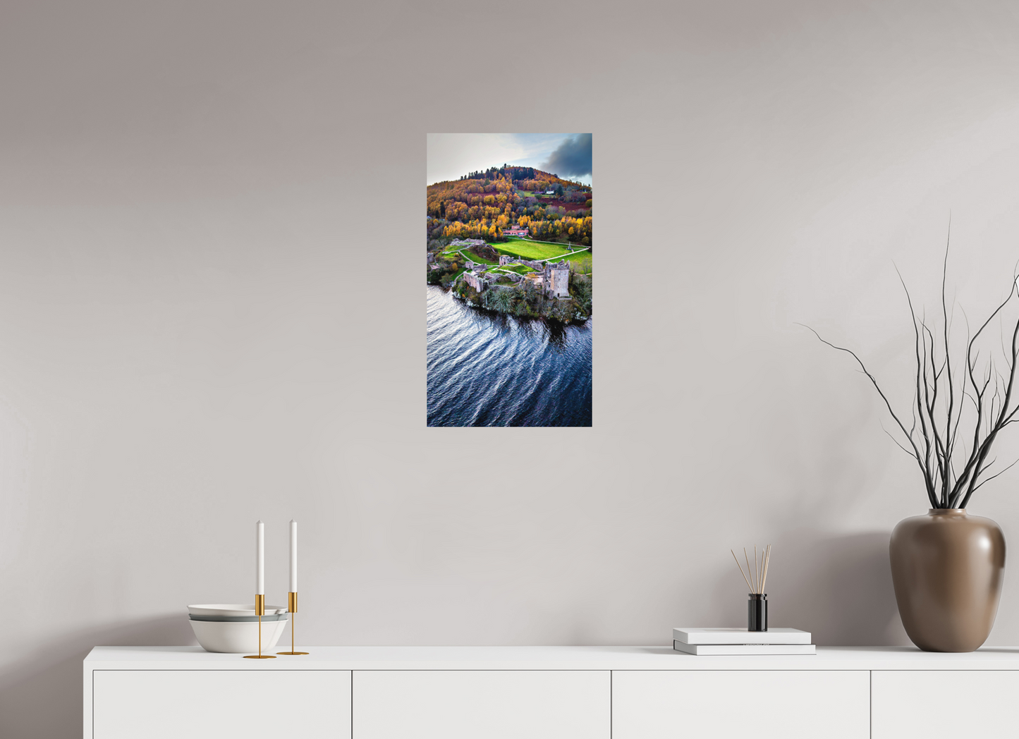 36 x 64 cm, Hahnemühle Photo Rag Bright White Urquhart Castle