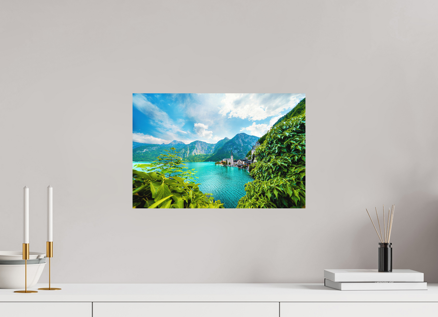 45 x 30 cm, Hahnemühle Photo Rag Bright White Hallstatt