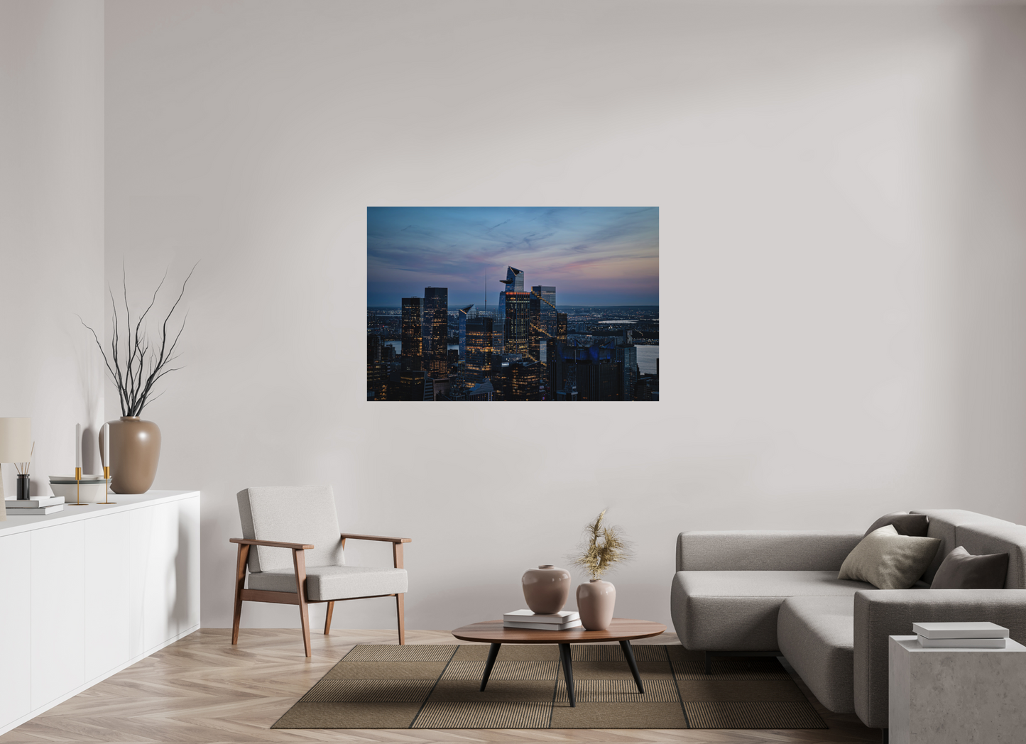 150 x 100 cm, Hahnemühle Photo Rag Bright White New York Skyline