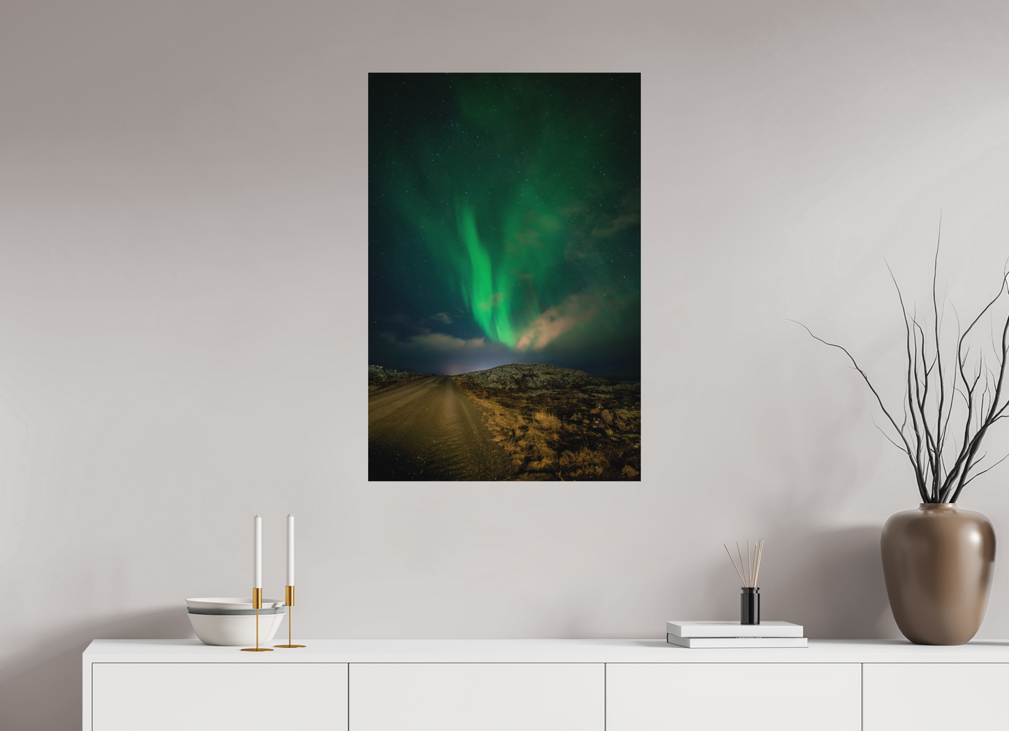60 x 90 cm, Hahnemühle Photo Rag Bright White Grüne Welle
