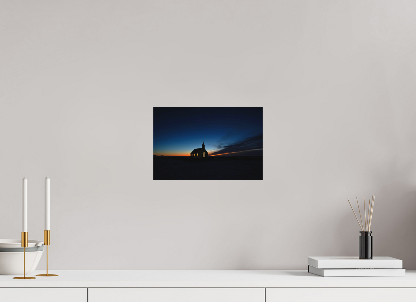 30 x 20 cm, Hahnemühle Photo Rag Bright White Schattenwelt - Budirkirkja