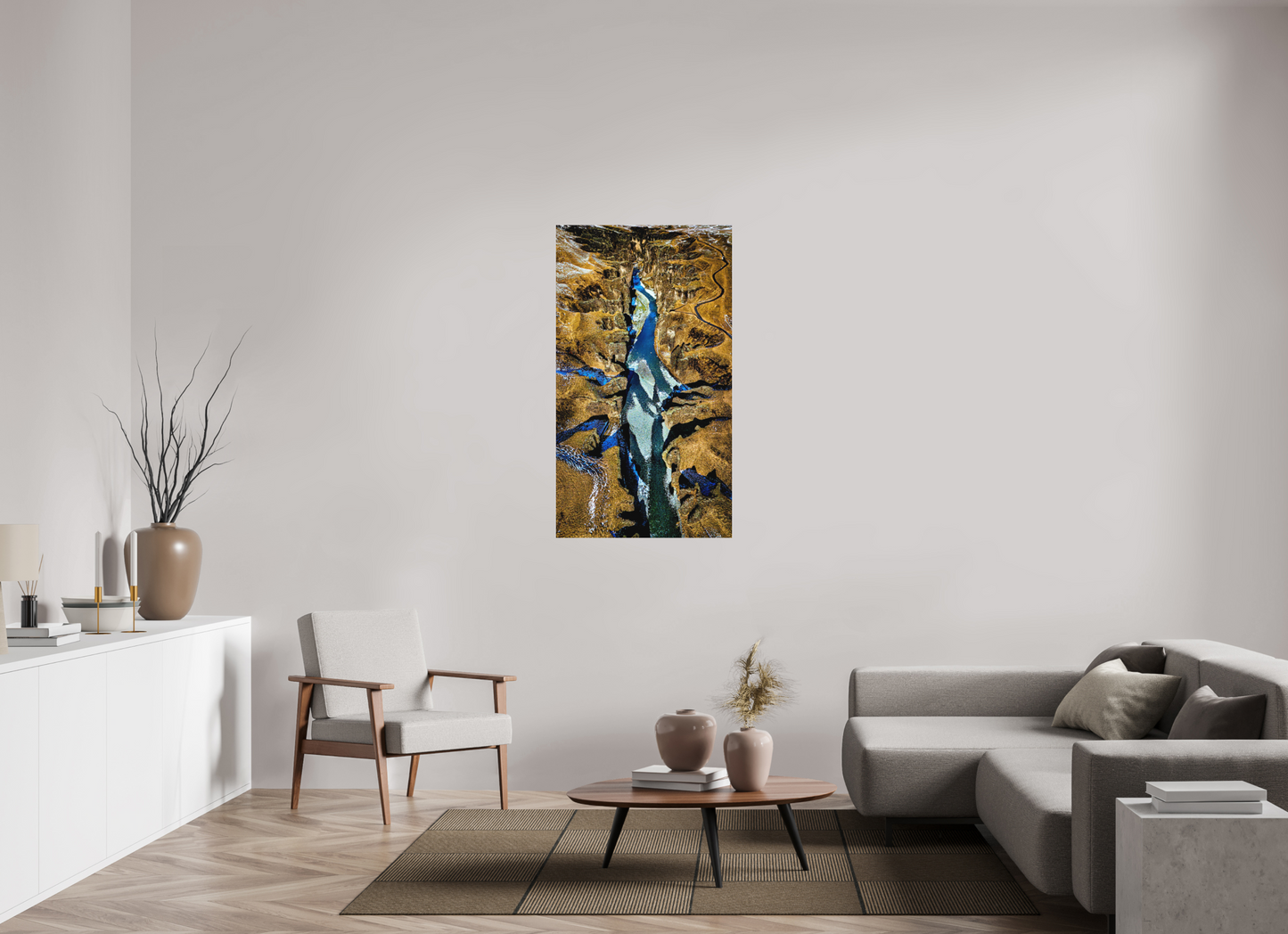 72 x 128 cm, Hahnemühle Photo Rag Bright White Fjaðrárgljúfur – Der Atem der Tiefenschlucht