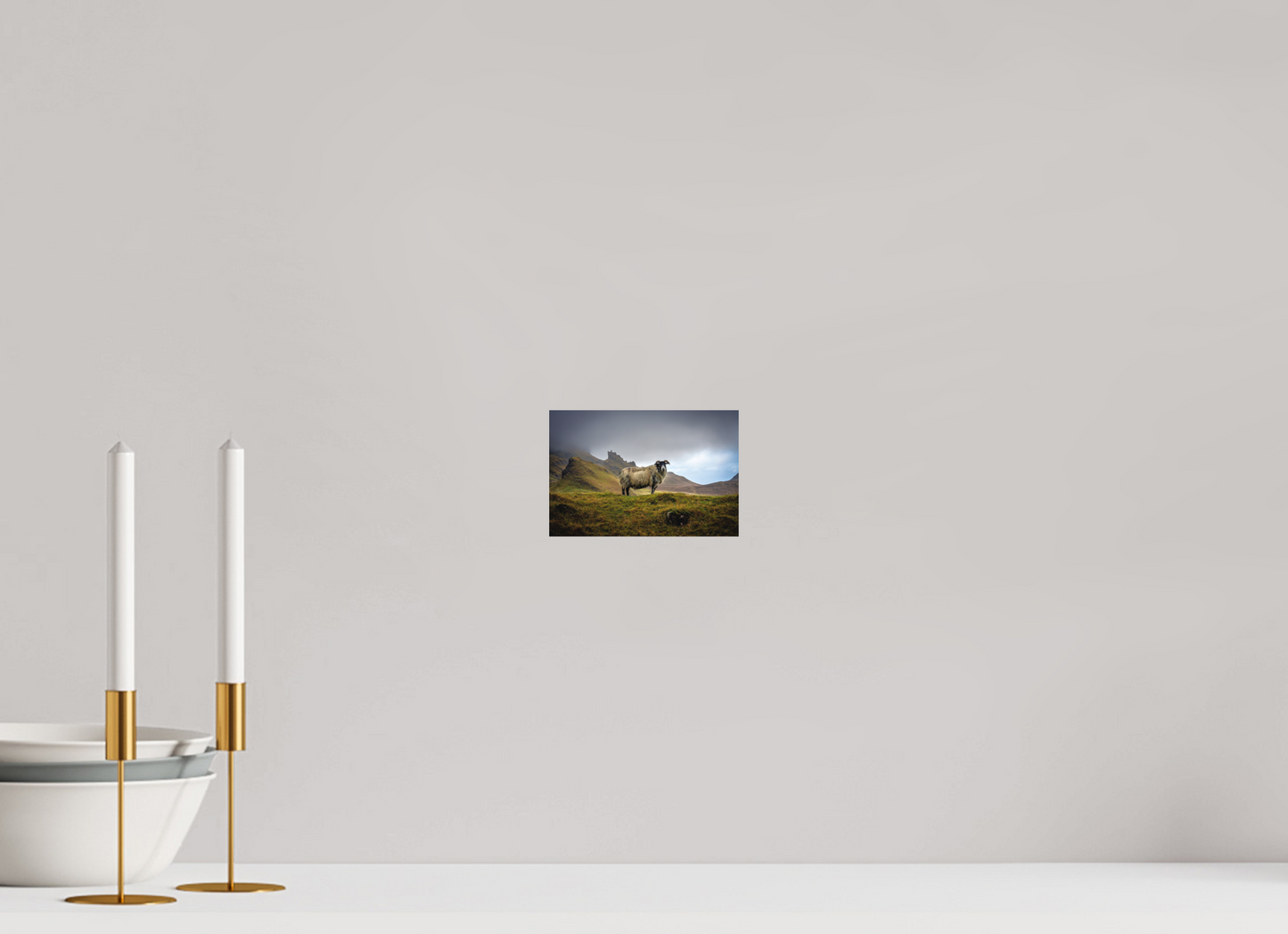 15 x 10 cm, Hahnemühle Photo Rag Bright White Schottisches Hochlandschaf“