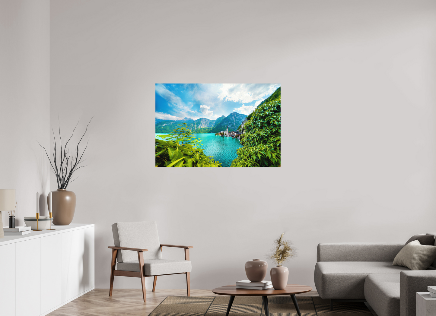 120 x 80 cm, Hahnemühle Photo Rag Bright White Hallstatt