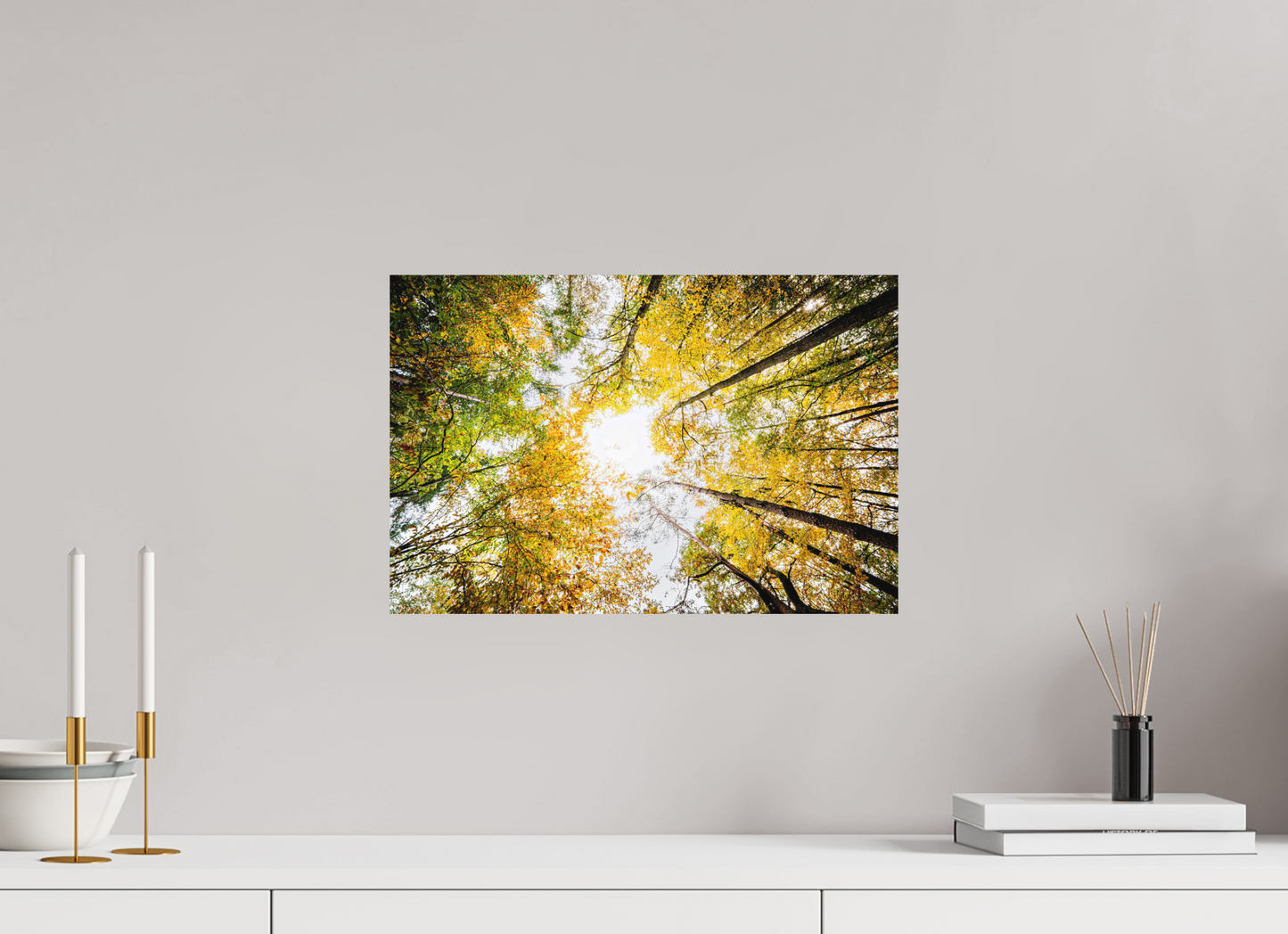 45 x 30 cm, Hahnemühle Photo Rag Bright White Herbstlicht über Nürnberg