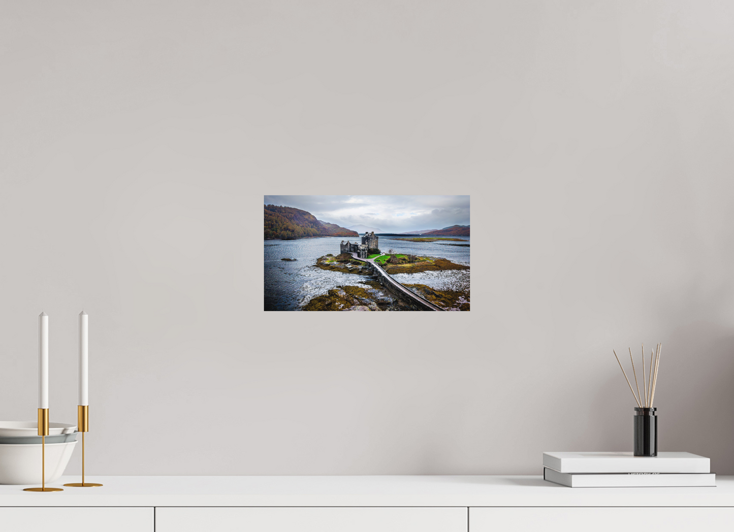 32 x 18 cm, Hahnemühle Photo Rag Bright White Eilean Donan Castle