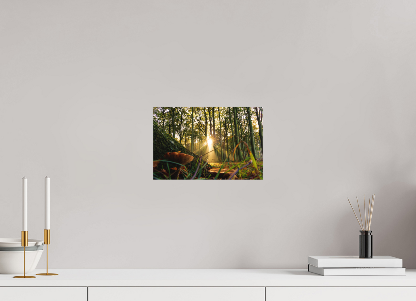 30 x 20 cm, Hahnemühle Photo Rag Bright White Sonnenstrahl im Gespensterwald