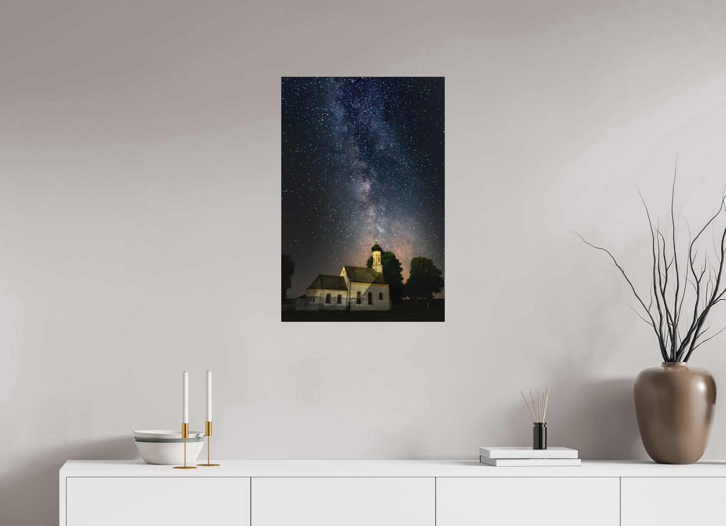 50 x 75 cm, Hahnemühle Photo Rag Bright White Himmelslicht über Reistings