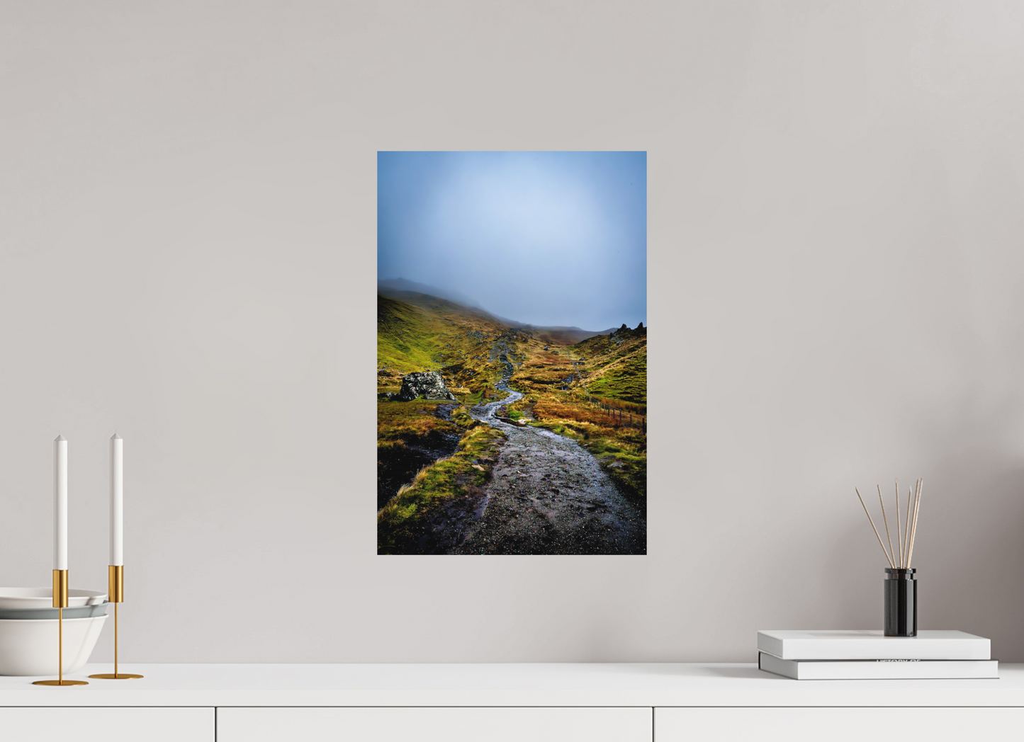 30 x 45 cm, Hahnemühle Photo Rag Bright White Der Weg zum Old Man of Storr