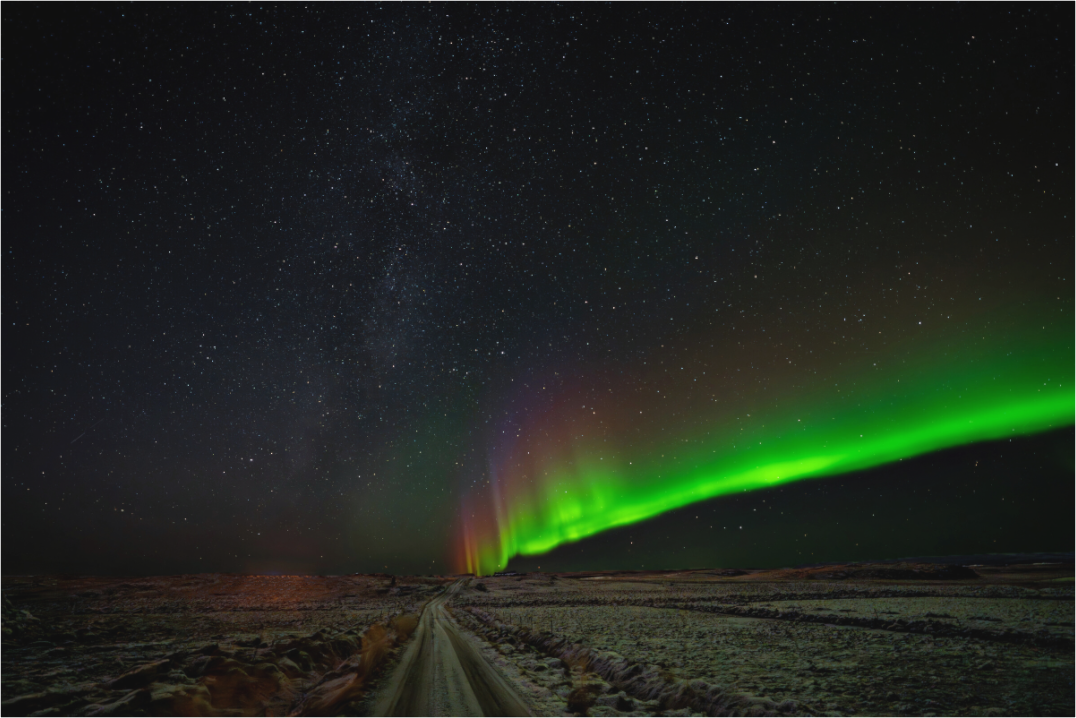Main image Nordlichtpfad – Stiller Weg unter Sternen