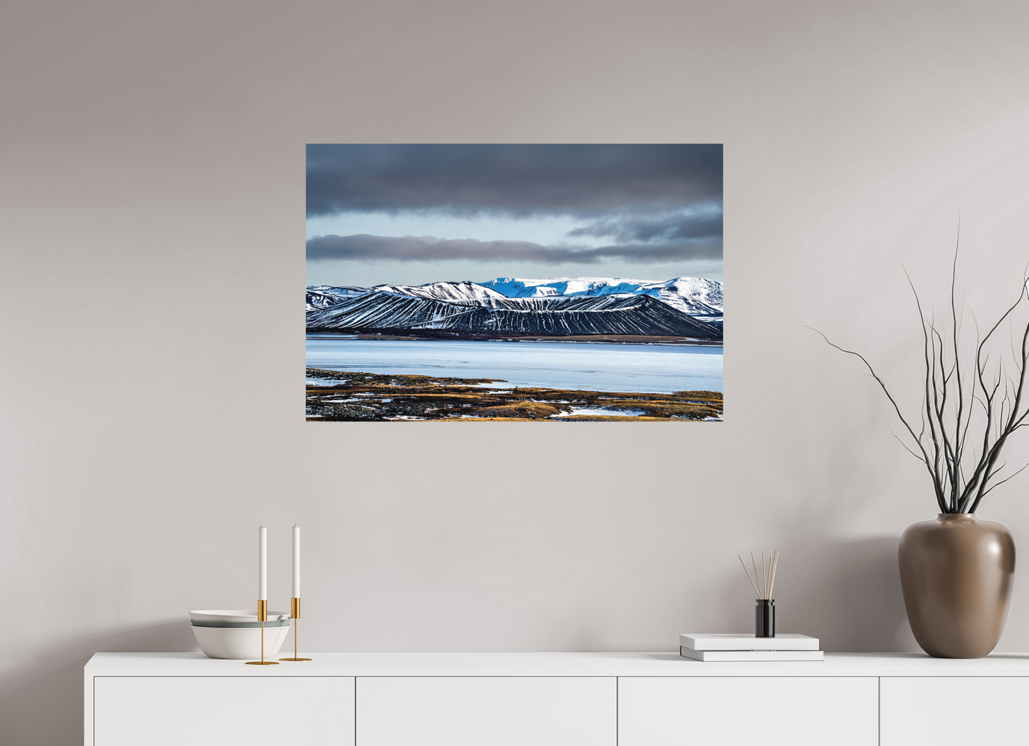 90 x 60 cm, Hahnemühle Photo Rag Bright White Mývatn – Island
