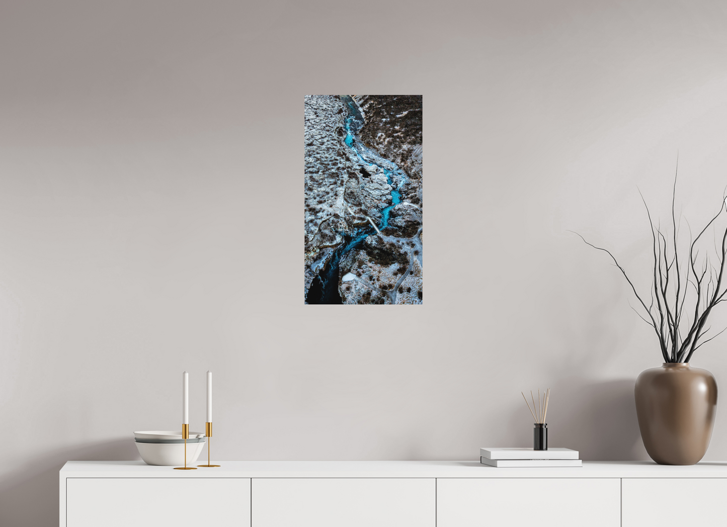 36 x 64 cm, Hahnemühle Photo Rag Bright White Türkispfad