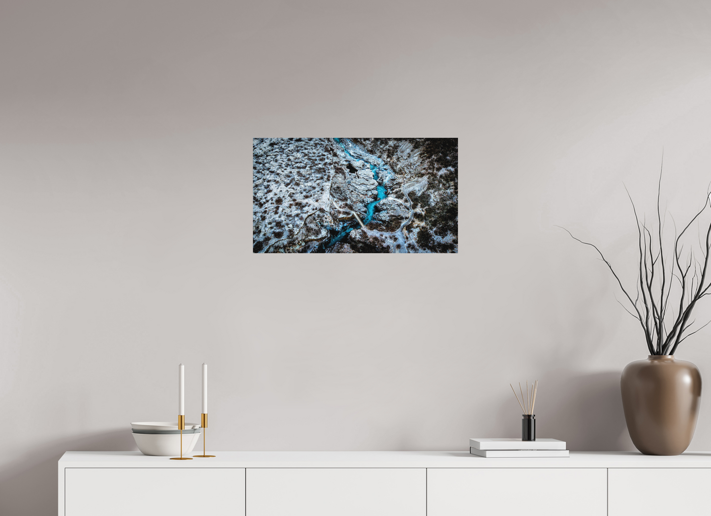 64 x 36 cm, Hahnemühle Photo Rag Bright White Türkisbruch