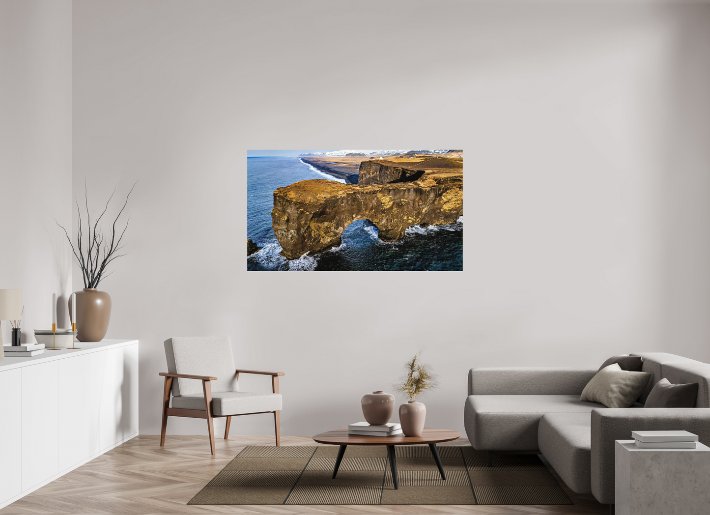 160 x 90 cm, Hahnemühle Photo Rag Bright White Dyrhólaey – Das Tor zum Atlantik