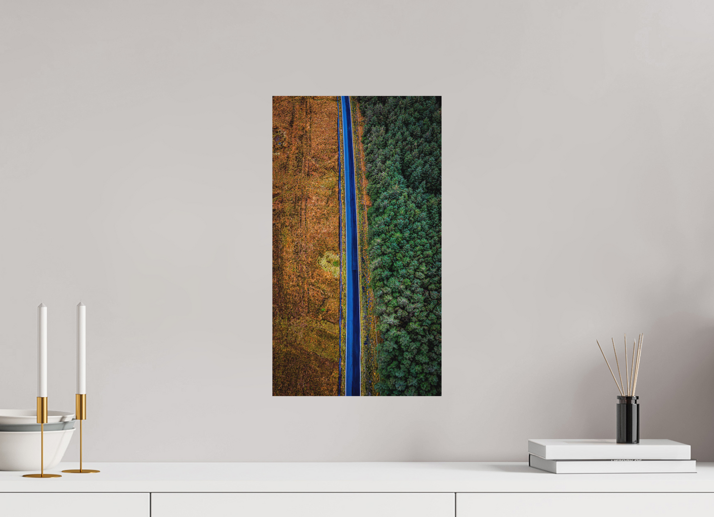27 x 48 cm, Hahnemühle Photo Rag Bright White Die Linie durch die Highlands