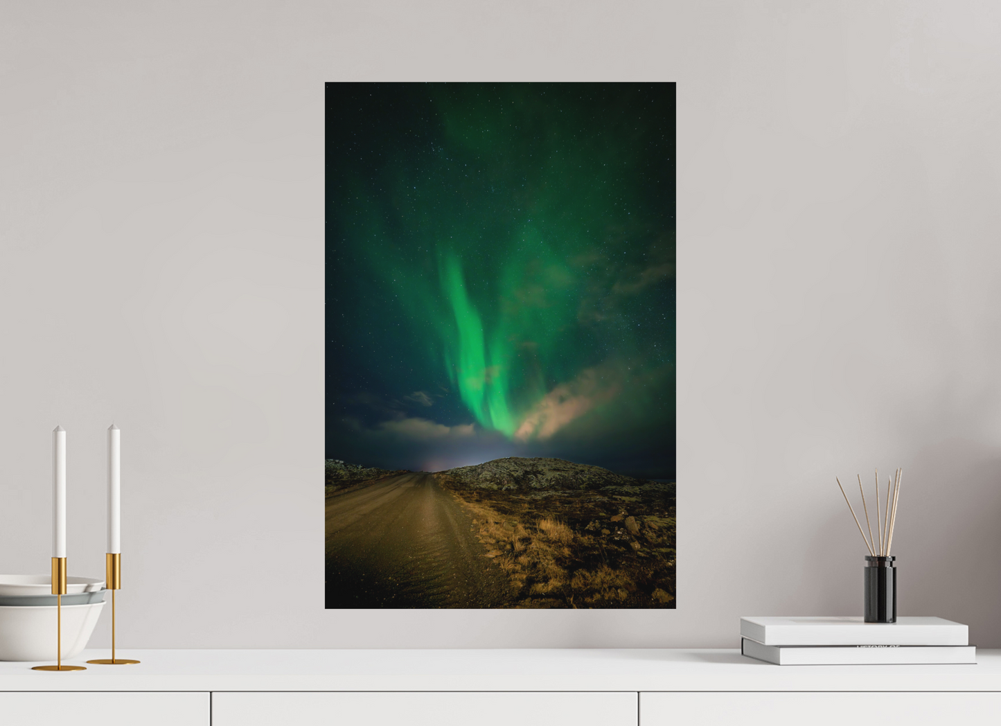 40 x 60 cm, Hahnemühle Photo Rag Bright White Grüne Welle